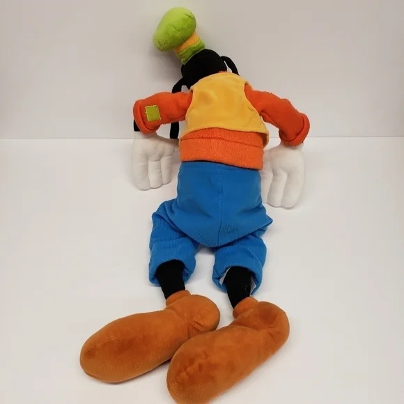 Disney Store 24" Goofy Dog Orange Sweater Blue Pants Plush - Picture 2 of 4